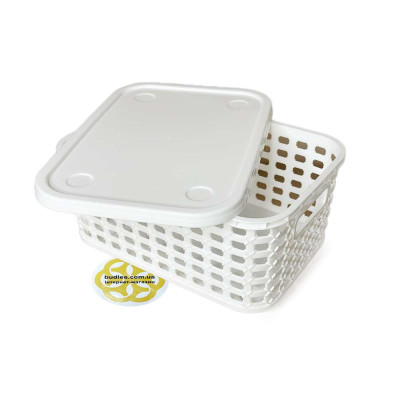 Будкрам купить Корзина для хранения PREMIUM S с крышкой, маленькая, прямоугольная SNMZ Корзина для хранения PREMIUM S с крышкой, маленькая, прямоугольная SNMZ 4