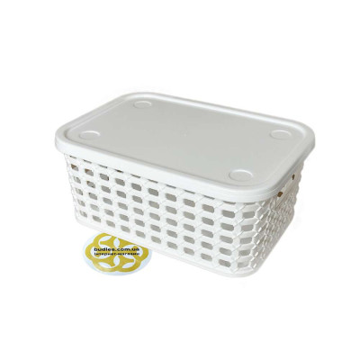 Будкрам купить Корзина для хранения PREMIUM S с крышкой, маленькая, прямоугольная SNMZ Корзина для хранения PREMIUM S с крышкой, маленькая, прямоугольная SNMZ 2