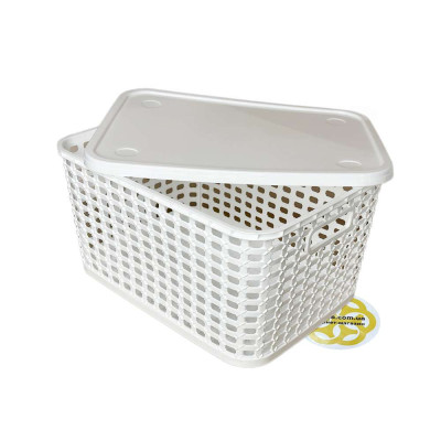 Будкрам купить Корзина для хранения PREMIUM M с крышкой, прямоугольная SNMZ Корзина для хранения PREMIUM M с крышкой, прямоугольная SNMZ 4