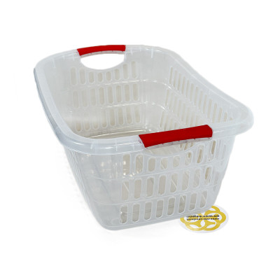 Будкрам купить Корзина для белья LUX, прямоугольная, прозрачный SNMZ Корзина для белья LUX, прямоугольная, прозрачный SNMZ 2