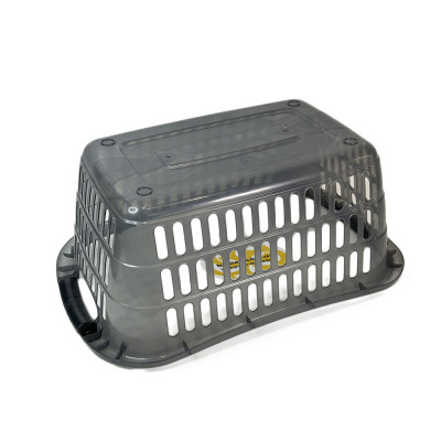 Будкрам купить Корзина для белья LUX, прямоугольная, прозрачный серый SNMZ Корзина для белья LUX, прямоугольная, прозрачный серый SNMZ 3