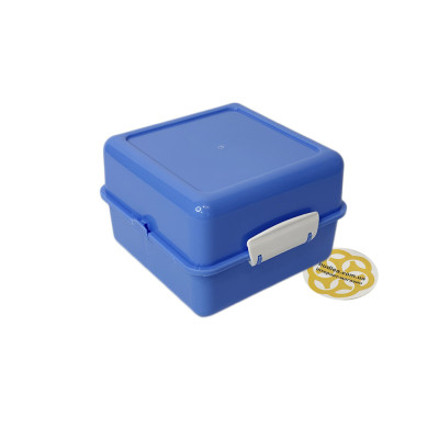 Будкрам купити Ланчбокс пластиковий 1.4Л, квадратний, блакитний SNMZ