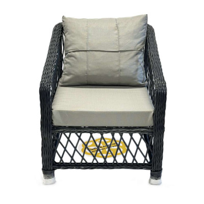 Будкрам купити Комплект садових меблів MILAN TRIPLE штучний ротанг, антрацит SNMZ Комплект садових меблів MILAN TRIPLE штучний ротанг, антрацит SNMZ 7