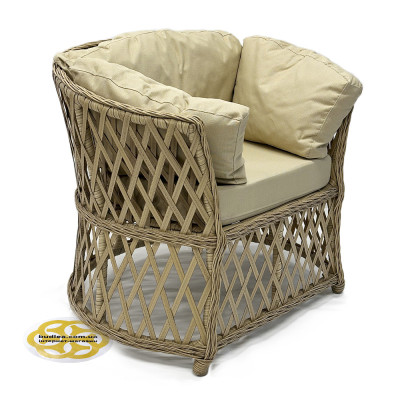 Будкрам купить Комплект садовой мебели PALERMO 6 искусственный ротанг, стол+6 стульев, бежевый SNMZ Комплект садовой мебели PALERMO 6 искусственный ротанг, стол+6 стульев, бежевый SNMZ 3