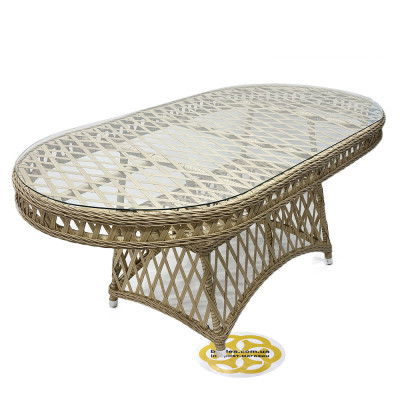 Будкрам купить Комплект садовой мебели PALERMO 6 искусственный ротанг, стол+6 стульев, бежевый SNMZ Комплект садовой мебели PALERMO 6 искусственный ротанг, стол+6 стульев, бежевый SNMZ 8