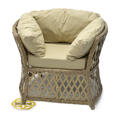 Будкрам купить Комплект садовой мебели PALERMO 6 искусственный ротанг, стол+6 стульев, бежевый SNMZ Комплект садовой мебели PALERMO 6 искусственный ротанг, стол+6 стульев, бежевый SNMZ 5