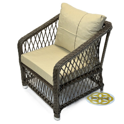 Будкрам купити Комплект садових меблів MILAN DUAL штучний ротанг, коричневий Sanpreis Комплект садових меблів MILAN DUAL штучний ротанг, коричневий Sanpreis 8