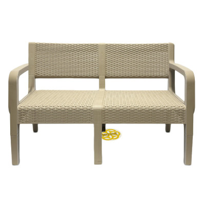 Будкрам купить Комплект садовой мебели LATTE с двухместным диваном, бежевый Sanpreis Комплект садовой мебели LATTE с двухместным диваном, бежевый Sanpreis 3