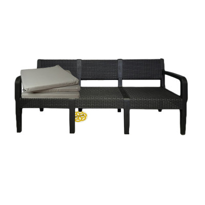 Будкрам купити Комплект садових меблів COFFEE з тримісним диваном, колір бежевий/сірий SNMZ Комплект садових меблів COFFEE з тримісним диваном, колір бежевий/сірий SNMZ 2