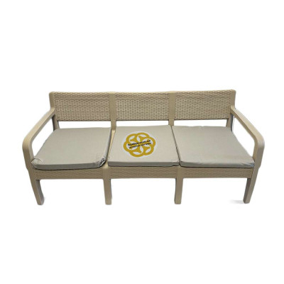 Будкрам купить Комплект садовой мебели LATTE с трехместным диваном, цвет бежевый/серый SNMZ Комплект садовой мебели LATTE с трехместным диваном, цвет бежевый/серый SNMZ 3