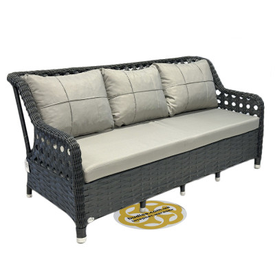 Будкрам купити Комплект садових меблів GRAND TRIPLE штучний ротанг, антрацит SNMZ Комплект садових меблів GRAND TRIPLE штучний ротанг, антрацит SNMZ 2