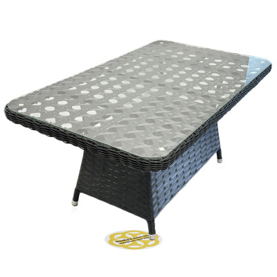 Будкрам купити Комплект садових меблів GRAND TRIPLE штучний ротанг, антрацит SNMZ Комплект садових меблів GRAND TRIPLE штучний ротанг, антрацит SNMZ 8