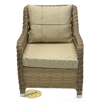 Будкрам купить Комплект садовой мебели GRAND 6 искусственный ротанг, стол+6 стульев, бежевый SNMZ Комплект садовой мебели GRAND 6 искусственный ротанг, стол+6 стульев, бежевый SNMZ 6