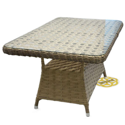 Будкрам купить Комплект садовой мебели GRAND 6 искусственный ротанг, стол+6 стульев, бежевый SNMZ Комплект садовой мебели GRAND 6 искусственный ротанг, стол+6 стульев, бежевый SNMZ 10