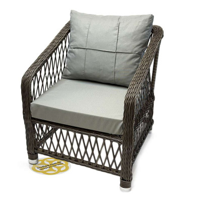 Будкрам купити Комплект садових меблів MILAN TRIPLE+4 штучний ротанг, коричневий SNMZ Комплект садових меблів MILAN TRIPLE+4 штучний ротанг, коричневий SNMZ 4