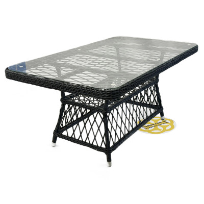 Будкрам купити Комплект садових меблів MILAN TRIPLE+4 штучний ротанг, антрацит SNMZ Комплект садових меблів MILAN TRIPLE+4 штучний ротанг, антрацит SNMZ 4