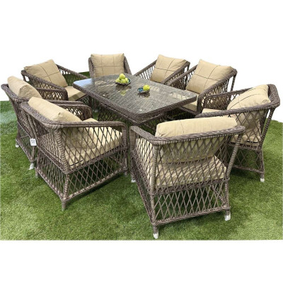 Будкрам купить Комплект садовой мебели MILAN 8 искусственный ротанг SNMZ Комплект садовой мебели MILAN 8 искусственный ротанг SNMZ 2