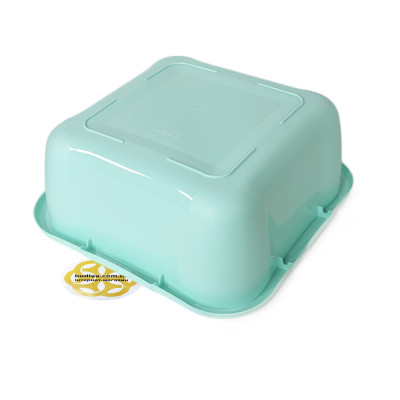 Будкрам купить Пластиковая миска 15Л без крышки, квадратная, бледно-салатовый SNMZ Пластиковая миска 15Л без крышки, квадратная, бледно-салатовый SNMZ 4