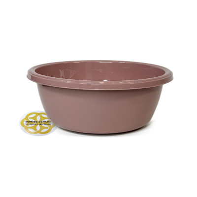 Будкрам купити Пластикова миска 7,5Л харчова, кругла, запорошена троянда SNMZ