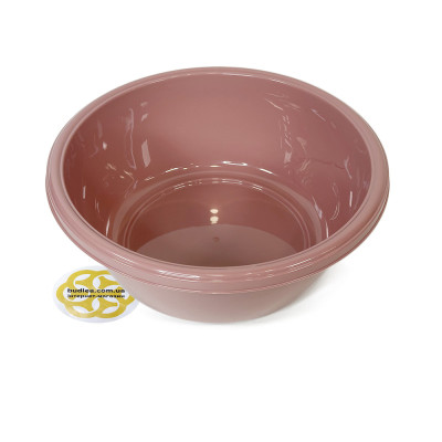 Будкрам купить Пластиковая миска 7,5Л пищевая, круглая, пыльная роза SNMZ Пластиковая миска 7,5Л пищевая, круглая, пыльная роза SNMZ 3