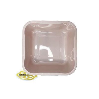 Будкрам купити Пластиковий контейнер 10Л без кришки, квадратний, блідо-рожевий SNMZ Пластиковий контейнер 10Л без кришки, квадратний, блідо-рожевий SNMZ 2