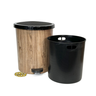 Будкрам купити Набір відер з педаллю WOOD 22Л, 11Л і 7Л, пластик, з візерунком та внутрішнім відром SNMZ Набір відер з педаллю WOOD 22Л, 11Л і 7Л, пластик, з візерунком та внутрішнім відром SNMZ 6