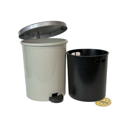 Будкрам купити Набір відер з педаллю GRAY 22Л, 11Л та 7Л з внутрішнім контейнером, пластик, сірий SNMZ Набір відер з педаллю GRAY 22Л, 11Л та 7Л з внутрішнім контейнером, пластик, сірий SNMZ 5