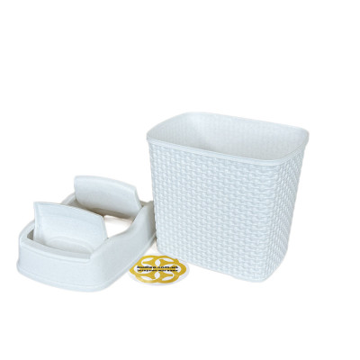 Будкрам купити Набір аксесуарів для ванної кімнати DAMLA 5в1, білий SNMZ Набір аксесуарів для ванної кімнати DAMLA 5в1, білий SNMZ 8