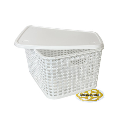 Будкрам купить Корзина для хранения PREMIUM L с крышкой, прямоугольная SNMZ