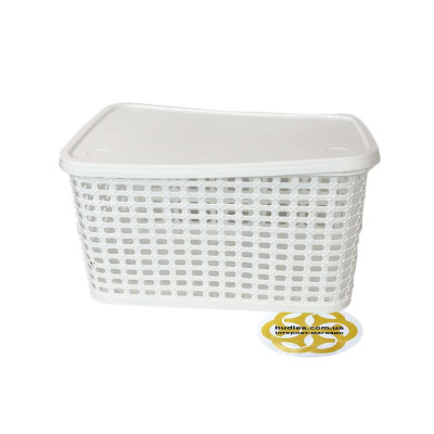 Будкрам купить Корзина для хранения PREMIUM L с крышкой, прямоугольная SNMZ Корзина для хранения PREMIUM L с крышкой, прямоугольная SNMZ 2