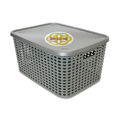 Будкрам купить Корзина для хранения PREMIUM XL с крышкой, прямоугольная SNMZ