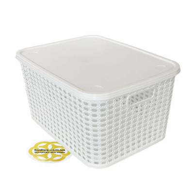 Будкрам купить Корзина для хранения PREMIUM XL с крышкой, прямоугольная SNMZ Корзина для хранения PREMIUM XL с крышкой, прямоугольная SNMZ 2