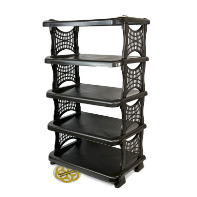 Будкрам купить Полка для обуви STAR LUX, пластик, коричневый SNMZ Полка для обуви STAR LUX, пластик, коричневый SNMZ 5