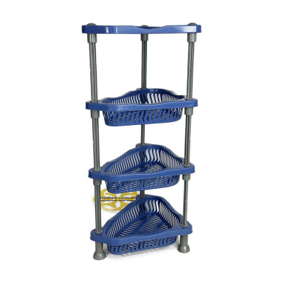 Будкрам купити Стелаж для ванної пластиковий на 4 полиці, синій SNMZ Стелаж для ванної пластиковий на 4 полиці, синій SNMZ 2
