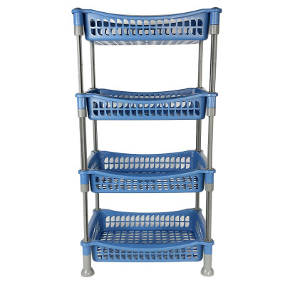 Будкрам купити Стелаж пластиковий на 4 полиці, прямокутний, синій SNMZ Стелаж пластиковий на 4 полиці, прямокутний, синій SNMZ 2