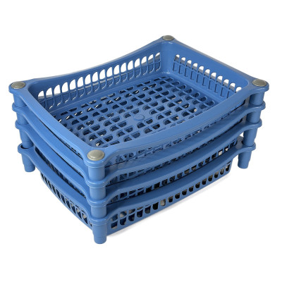 Будкрам купити Стелаж пластиковий на 4 полиці, прямокутний, синій SNMZ Стелаж пластиковий на 4 полиці, прямокутний, синій SNMZ 3