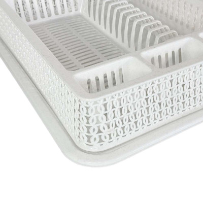 Будкрам купить Сушилка для посуды с поддоном KNITTING, пластик SNMZ Сушилка для посуды с поддоном KNITTING, пластик SNMZ 4