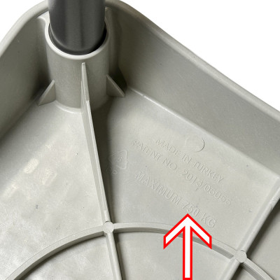 Будкрам купити Табурет пластиковий RATTAN MIDDLE з металевими ніжками Sanpreis Табурет пластиковий RATTAN MIDDLE з металевими ніжками Sanpreis 4