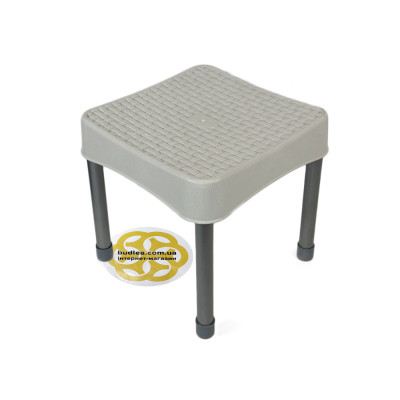 Будкрам купити Табурет пластиковий RATTAN MIDDLE з металевими ніжками Sanpreis Табурет пластиковий RATTAN MIDDLE з металевими ніжками Sanpreis 2