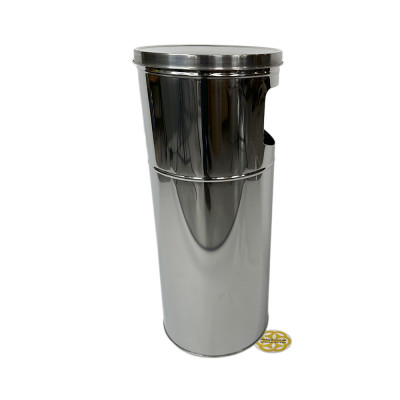 Будкрам купити Урна-попільничка циліндрична, нержавіюча сталь, діаметр 25 см, висота 60 см Sanpreis Урна-попільничка циліндрична, нержавіюча сталь, діаметр 25 см, висота 60 см Sanpreis 2