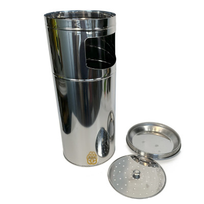 Будкрам купить Урна-пепельница с решеткой, нержавеющая сталь, диаметр 25 см УЦЕНКА Efor Урна-пепельница с решеткой, нержавеющая сталь, диаметр 25 см УЦЕНКА Efor 5