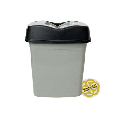 Будкрам купить Мусорное ведро 5Л FLAT VORTEX пластик, серый SNMZ Мусорное ведро 5Л FLAT VORTEX пластик, серый SNMZ 5