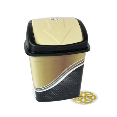 Будкрам купити Відро для сміття 5Л FLAT CLICK пластик, кольорове SNMZ Відро для сміття 5Л FLAT CLICK пластик, кольорове SNMZ 4