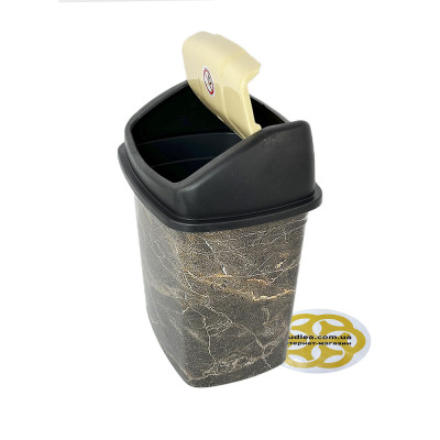 Будкрам купити Відро для сміття 5Л FLAT CLICK пластик, кольорове SNMZ Відро для сміття 5Л FLAT CLICK пластик, кольорове SNMZ 3