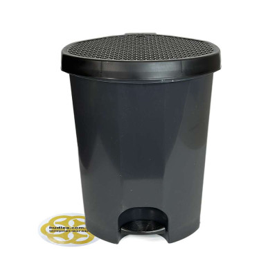 Будкрам купити Відро для сміття 18Л з педаллю FLAT овальне, темно-сірий+совок У ПОДАРУНОК SNMZ Відро для сміття 18Л з педаллю FLAT овальне, темно-сірий+совок У ПОДАРУНОК SNMZ 3
