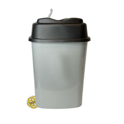 Будкрам купити Відро для сміття 60Л FLAT VORTEX пластик, сірий SNMZ