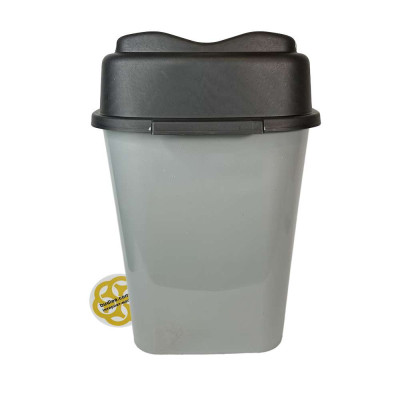 Будкрам купить Мусорное ведро 60Л FLAT VORTEX пластик, серый SNMZ Мусорное ведро 60Л FLAT VORTEX пластик, серый SNMZ 4