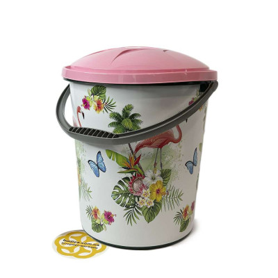 Будкрам купить Ведро пластиковое с крышкой и ручкой 20Л, круглое, с рисунком+совок В ПОДАРОК SNMZ Ведро пластиковое с крышкой и ручкой 20Л, круглое, с рисунком+совок В ПОДАРОК SNMZ 2