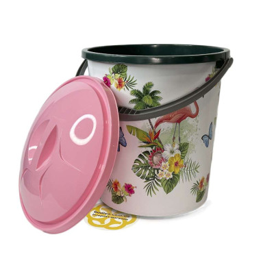 Будкрам купить Ведро пластиковое с крышкой и ручкой 20Л, круглое, с рисунком+совок В ПОДАРОК SNMZ Ведро пластиковое с крышкой и ручкой 20Л, круглое, с рисунком+совок В ПОДАРОК SNMZ 6