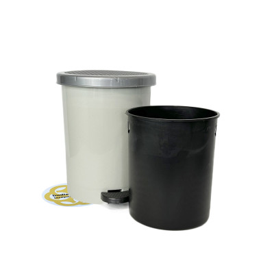 Будкрам купити Відро з педаллю GRAY 7Л з внутрішнім контейнером, пластик, сірий SNMZ Відро з педаллю GRAY 7Л з внутрішнім контейнером, пластик, сірий SNMZ 3